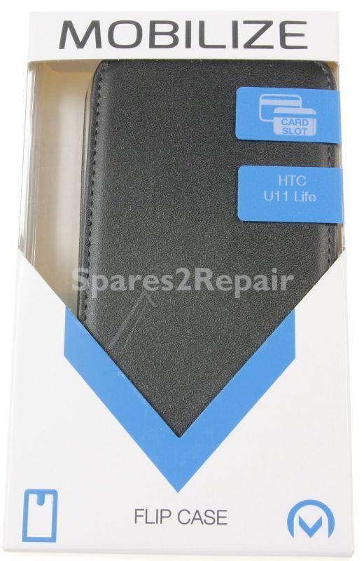 Mobilize Leather Bag Gsm - Mobilize Classic Gelly Flip Case Htc U11 Life Black