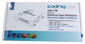 Axing Tools - Uim 1-00 Suitable For Universal Input Modulator Zur Einspeisung Von Videos Und Ip-streams In Kabelnetze (dvb-c-dvb-t) Signal-zufuhrung Per Hdm