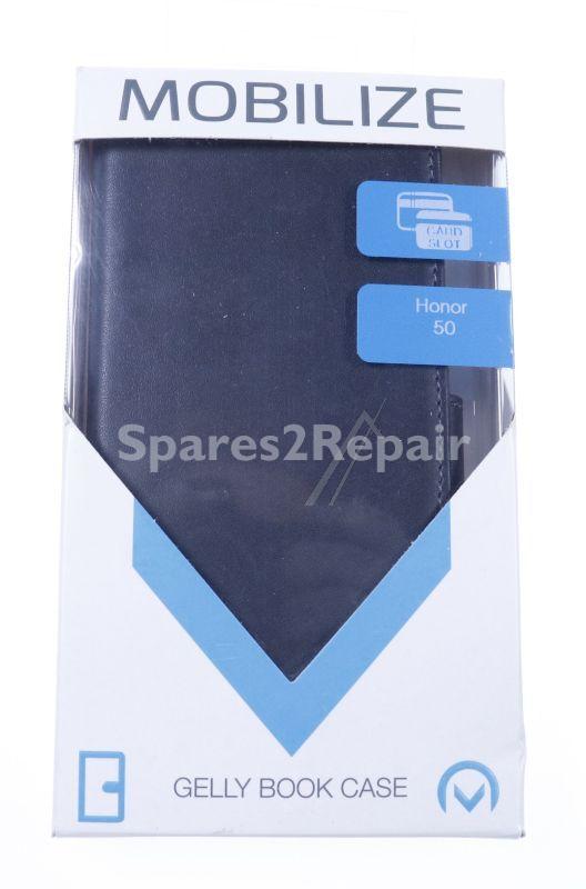 Mobilize Leather Bag Gsm - 27144 Mobilize Classic Gelly Wallet Book Case Honor 50 Black