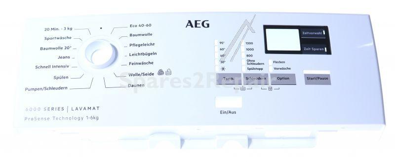 Operating Unit Screen - 140196167013 Panel Support Printed Aeg De [Electrolux Aeg]