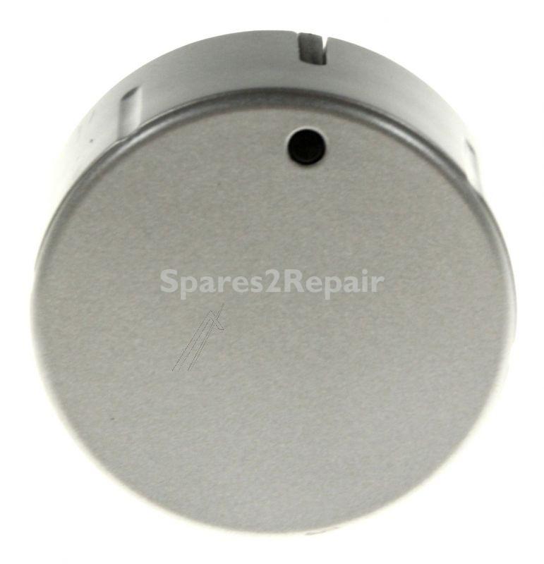 Record Button - C00437980 481010444080 Knob Timer Silver-white [Whirlpool Indesit]