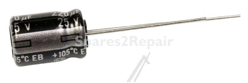 Panasonic 25v Radial Electrolytic 105 De - 220uf-25v Elcap Radial 105° 8x11,5mm Long Life -rohs-