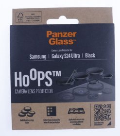 Panzerglass Display Protective Film - 1209 Panzerglass Hoops Camera Lens Protector Samsung Galaxy S24 Ultra | Black