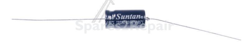 Suntan Axial Electrolytic 85 Degrees - 47uf-63v Elco Axial 8x16mm