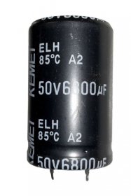 Kemet 50v Radial Electrolytic 105 De - 6800uf-50v Elh688m050ar4aa Elko Radial 85° 25x40mm Snap-in