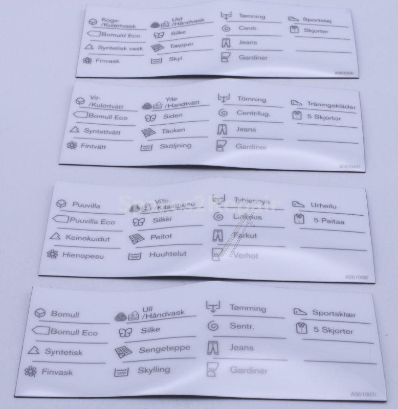 Panel - 8080449096 Panel Magnetic Da No Fi Sv [Electrolux Aeg]