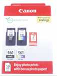 Canon Cartridge - 3713c008 Canon 3713c008-pg-560-cl-561 Bk c m y Ink
