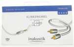 Inakustik Phono Plug/jack Plug - Premium Ii 3.5mm Jack Plug Audio Cable - 2x Phono 3,0m