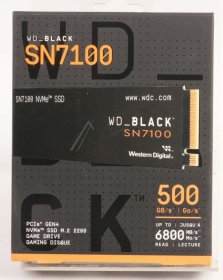 Western Digital Internal Ssd Drive - Wds500g4x0e-00cja0 Wd Black Sn7100 Nvme Ssd 500gb M 2 2280