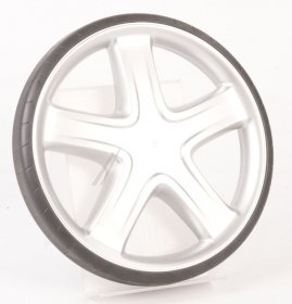 Philips Saeco Roller - 996510078965 Rear Wheel Assembly Silver Gray