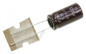 Nippon Chemi Con 16v Radial Electrolytic 105 De - 2200uf-16v Ekmq160etd222mj20s Radial Elec Capacitor-105° H:20mm Dm:10mm Rm:5mm Rohs Nippon Chemi Con 16v Radial Electrolytic 105 De - 2200uf-16v Ekmq160etd222mj20s Radial Elec Capacitor-105° H:20mm Dm:10mm Rm:5mm Rohs