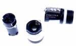 Neutrik Cable/plugs/adapter - Nac3fxxb-w-l Powercon Gray Cable Socket With Locking Screw Terminals For Power Cables With Diameter Of 10-16mm
