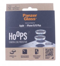 Panzerglass Display Protective Film - 1190 Panzerglass Hoops Camera Lens Protector Iphone 15 | 15 Plus | Blue
