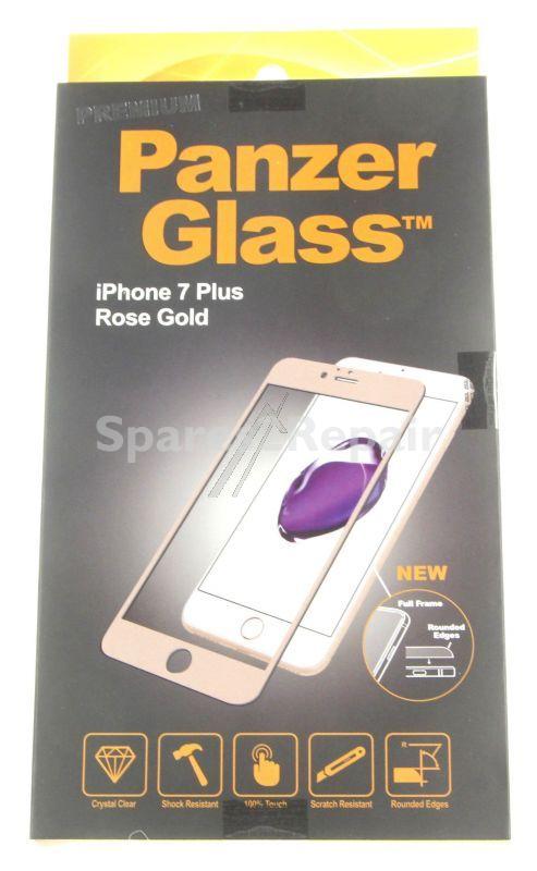Panzerglass Display Protective Plastic Film - 2607 Premium Display Protection Glass For New Iphone 7 Plus Rose Gold