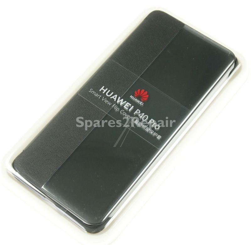 Huawei Leather Bag Gsm - 51993781 Huawei Smart View Flip Cover P40 Pro Black