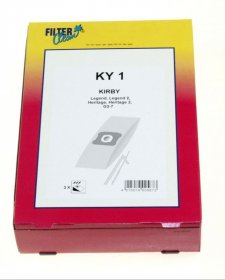 Filterclean Vacuum Cleaner Bags - Ky1 000280-k Paper Dust Bags X 3 Kirby Legend 1 And 2 Heritage 1 And 2 G3-7
