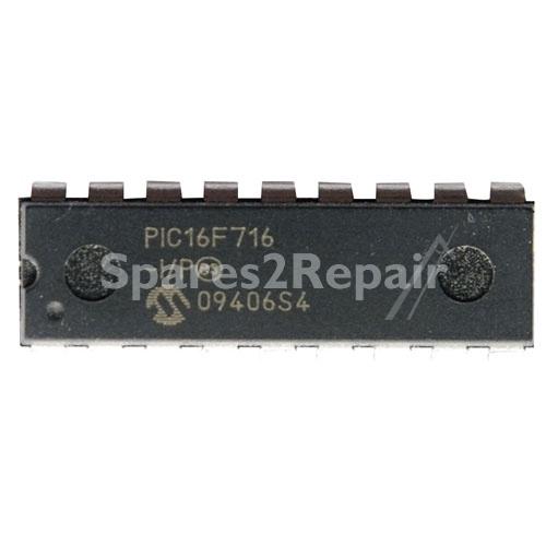 Microchip Processor-ic - Pic16f716 8-bit Mikrocontroller 16f716, Dip-18