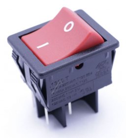 Numatic Power Switch - 220552 Switch Red Double Pole