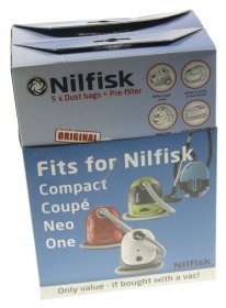 Nilfisk Vacuum Cleaner Bags - 42000600 Neo Warranty Box Double Up