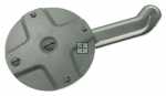 Spray Arm - 1786700300 C00907595 Additional Spray Arm Bottom - Pilot Arm Gray [Arcelik]