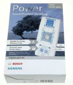 Vacuum Cleaner Bags - 00577549 Dust Bags X5+1 Microfilter [Bosch Siemens]