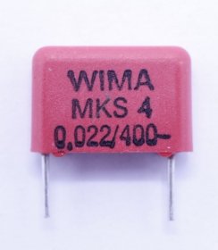 Wima Mks4 Pulse Capacitor - 0 022uf-400v Mks4g022203c00kssd Mks4-capacitor Rm=10mm -rohs-compliant-