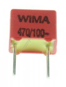 Wima Foil Capacitor - 470pf-100v Fkp2-impulskondensator Rm=5mm -rohs-konform-