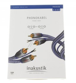 Inakustik Stereo Cable Phono Plug - 00405120 Premium Cable Phono Rca Phono Rca 2 0m