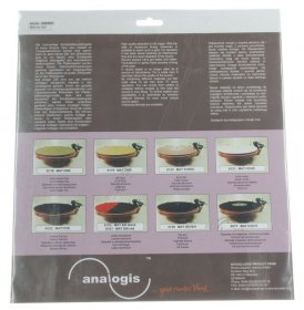 Analogis Turntable Mat - Mat Six Black Turntable Mat Leather Black - 295mm 90g