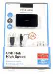 VIVANCO Hub-USB IT-USBHUB4PWR USB 2.0 HUB, 4-PORT, INCL. POWER ADAPTOR 36662