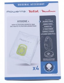 Vacuum Cleaner Bags - Zr200940 Bag Hygiene Aromatic *4 [Groupe SEB]
