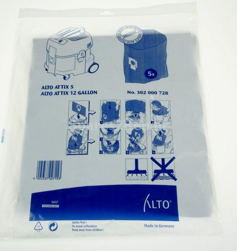 Nilfisk Vacuum Cleaner Bags - 302000728 Filter Bag Attix 5 Set 5