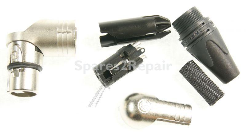 Neutrik Xlr Coupler - 3-polige Winkelkabelbuchse