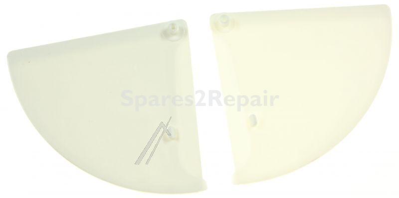 Hisense Gorenje Fixings And Brackets - 144739 Glass Visor Flanks Stand Whi