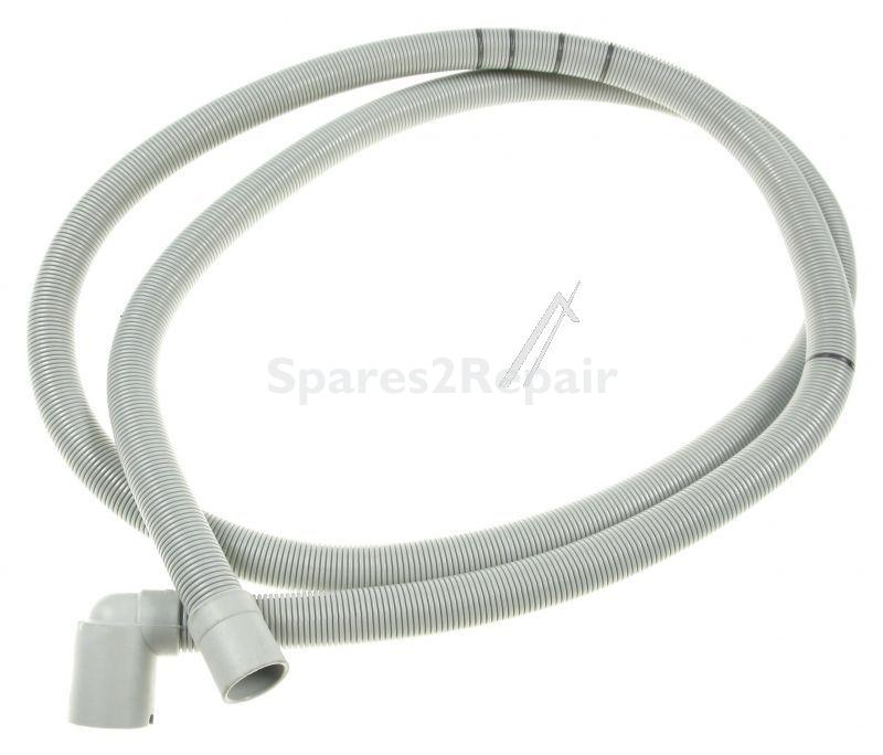 Haier Angeled Outlet Pipe - 0530009452 49049926 Drain Hose-long-grey