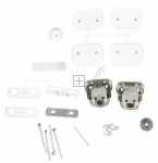 Door Hinges For Washing Machines - 43013964 Integrated Door Fixing Kit [Candy Hoover]