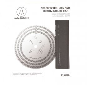 Audio Technica Turntable Mat - At6181dl Stroboscope Disc And Quartz Strobe Light
