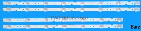TCL LED Backlight Array TCL 55DP628 55" LVU550NDEL AD9W00 CD9W13 4C-LB5508-HR03J + 4C-LB5507-HR03J 4pcs