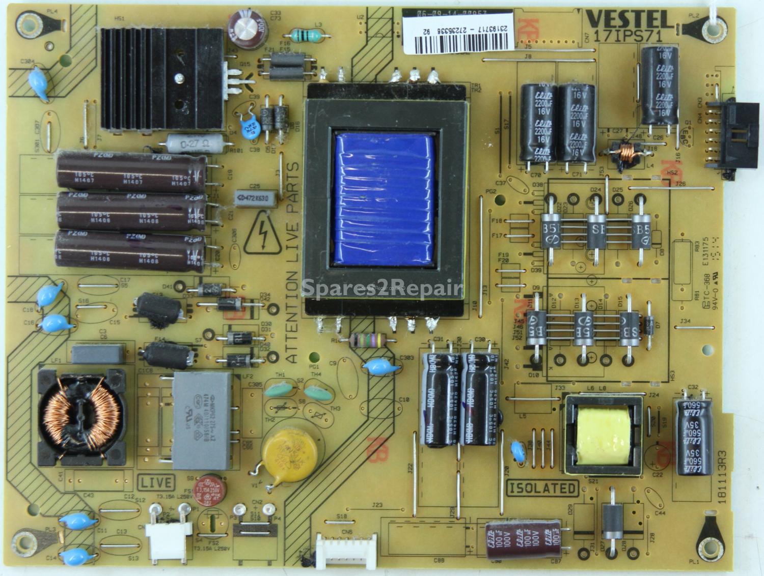 Polaroid 3-40-LED-14 - Power Supply - 23193717 - 17IPS71 - 181113R3