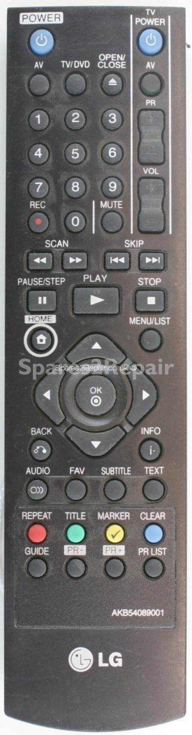 LG AKB54089001 Remote Control (Original)