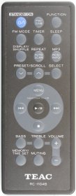 TEAC RC-1104B Remote Control (Original)