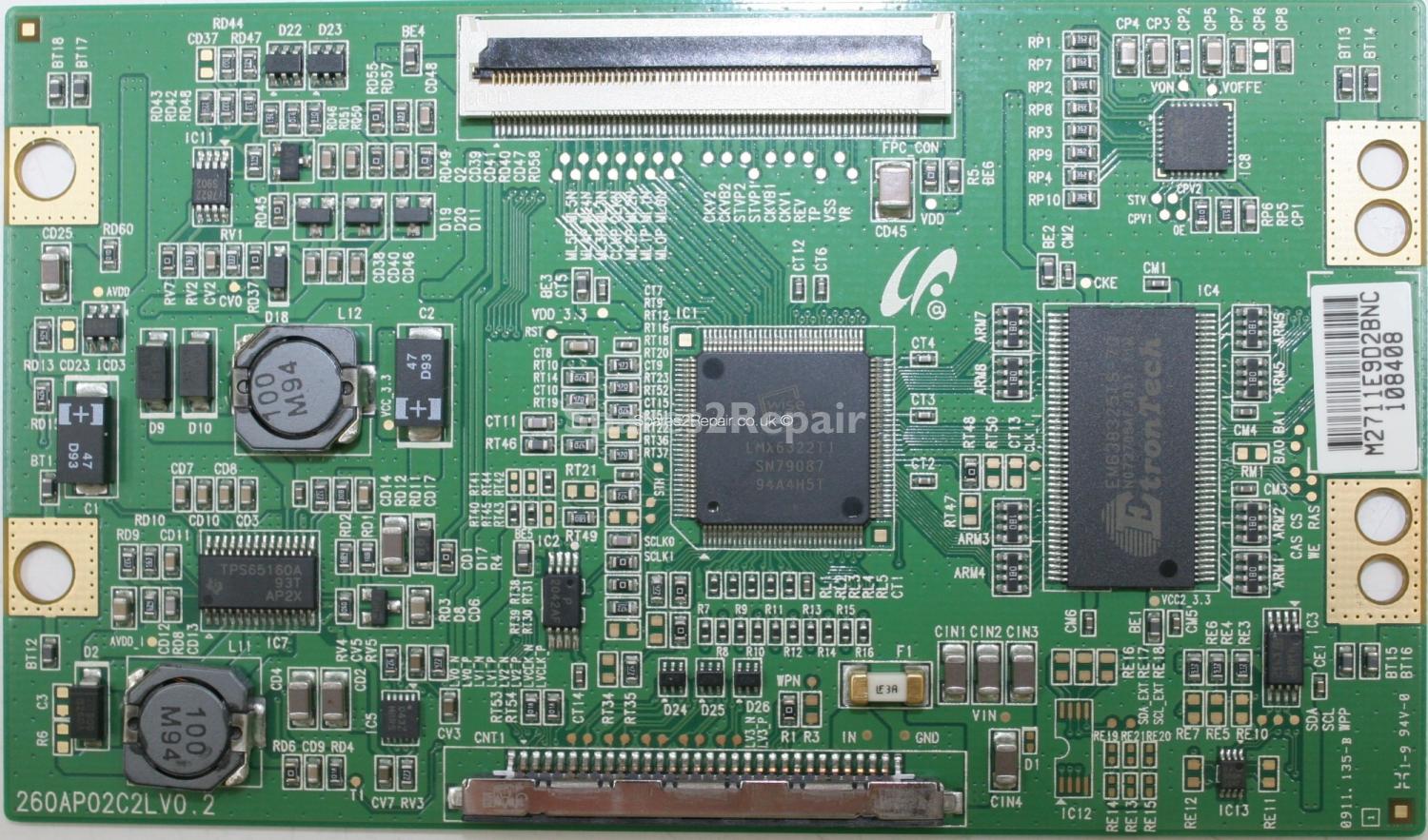 Toshiba 26AV615DB - LVDS - 260AP02C2LV0.2 - LJ94-02711E