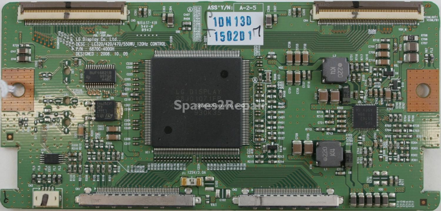 Toshiba 42XV635D - T-Con - 6870C-4000H - 6871L-1502D - LC320/420/470/550WU_120Hz CONTROL