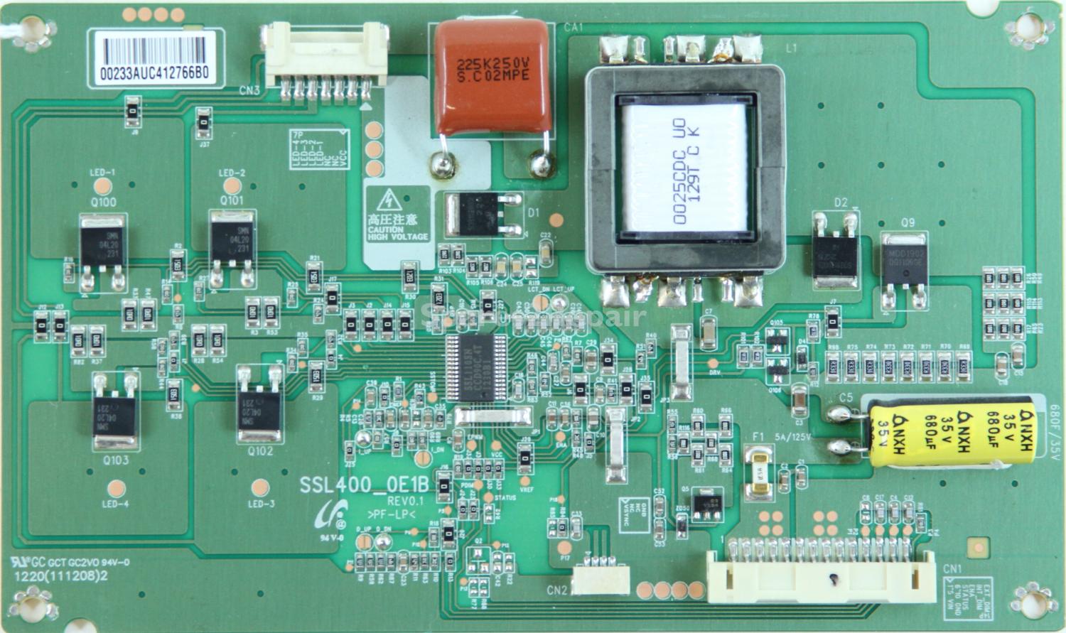 Toshiba 40RL958 - LED Driver Board - LJ97-00233A - SSL400_0E1B - REV0.1